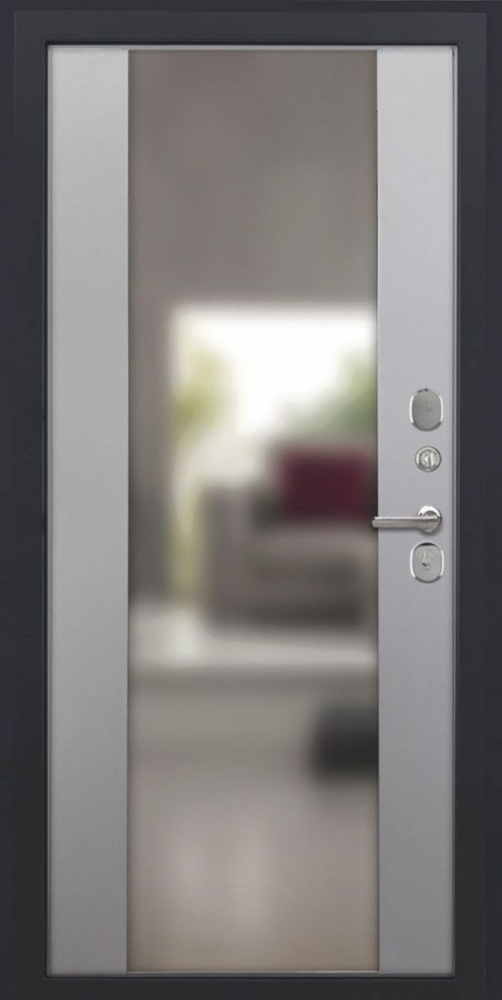 Товар Дверь ДвериПРО Берген Алиса (16мм, ПВХ Софт грей, зеркало) DPRO222032
